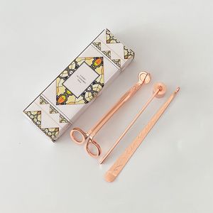 3pcs/الكثير من أدوات الشمعة المعطرة شمعة من الفولاذ المقاوم للصدأ القطع DIY أداة طفاية شمعة