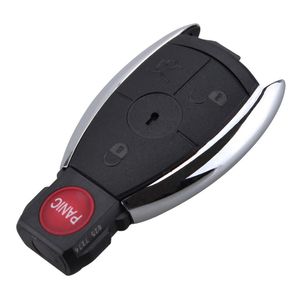 4Buttons Remote Car Key Shell Keyless Fob for Mercedes-Benz New Replacement Case No Chip Uncut Blade Cover2236