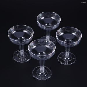 Одноразируемые чашки соломинки 30 штэкс бокал шампанского для коктейлей и десертов Mary Sodas (120 мл)