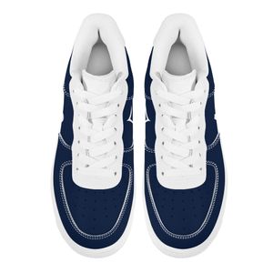 DIY-skor Mens Running Shoes One For Men Women Platform Casual Sneaker Classic Blue and White Handsome and Fashionable Trainers Outdoor Sports 36-48