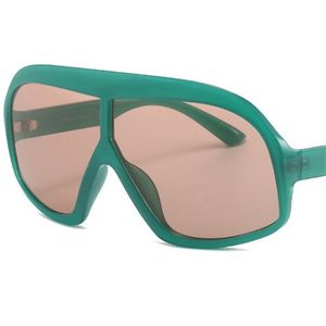 Hip hop güneş gözlüğü unisex siyam lens güneş gözlükleri anti-uV gözlükleri büyük boy çerçeve gözlüklü süsleme basit gözlük