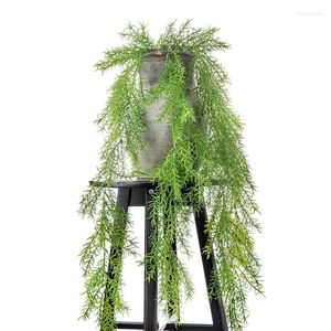 Dekorative Blumen, künstliche Blume, grüne Pflanze, Tannennadeln, Bündel, Ranke, 100 cm, Wandbehang, Dekoration, Zuhause, Zimmer, Garten, Rattan, Efeu