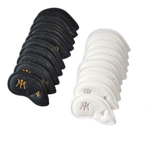 Other Golf Products M Golf Iron Covers 10PCS SET Black White Honeycomb 3D Durable Material Quality Workmanship Golf Club Headcovers 230728