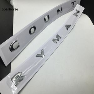 High Quality For BMW Mini Countryman Coopers 3D Metal Rear Trunk word Letters Decal Badge Emblem Logo Stickers1959