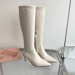 2023 Designer Australia M Boots Luxury Winter Women's Thin High Heel Snow Boot Thigh High Over The Kne Knight Boots 35-41