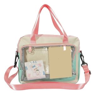 Kvällsväska S Clear All Matching Shopping Dating Bag Harajuku axel Transparent Crossbody Cute Messenger 230729