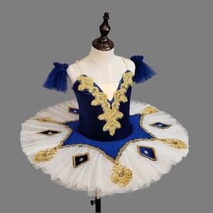 Girl's Dresses Children's Ballet kjol Vuxen Dance Girl Program Repetition Kollektiv Stage Performance Costume 230728