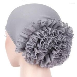 Sciarpe Ramadan Musulmano Moda Donna Hijab Sciarpa Stretch Turban Bonnet Tie Back Volumizer Underscarf Fascia Wrap Headwrap