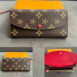 Genuine Leather Luxury Designer Wallets key pouch Clutch Bags travel Purse mens Womens Coin Purses Emilie M60697 long wallet slots card holders credit card hand bag