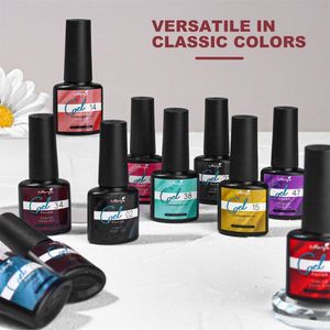 Verniz para unhas colorido Verniz em gel Nail Art Cola Secagem rápida Semi permanente Manicure Soak Off LED UV Gel Vernizes para unhas Suprimentos para unhas 230729