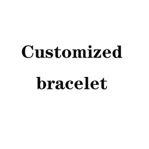 Customized bracelet order link Titanium steel stainless steel holiday Valentine's day gift gifts281d