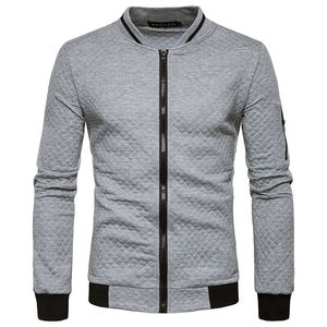 Men s Hoodies Sweatshirts MRMT 2023 Brand Diamond Lattice Color Men Zipper Collar Coat Man Sweatshirt For Male Jackets 230728