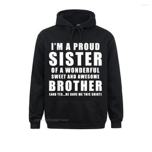 Men's Hoodies Long Sleeve Funny For Sister From Brother Birthday Present Sweatshirts Crazy Prevailing Hoods