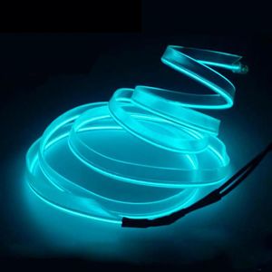 Andere Innenaccessoires Umgebungslampe RGB Auto LED Neon Kaltlicht Auto Atmosphäre Refit Dekoration Streifen Glanz USB Feuerzeug Dri2757