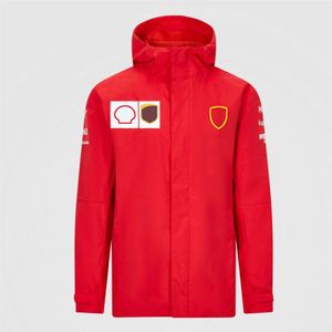 Kurt wyścigowy F1 Kurt wyścigowy z długi rękawem Windbreaker Autumn and Winter Clothing Formuła pierwsza fans251e