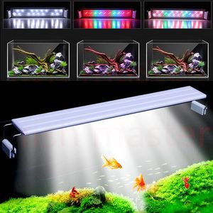 Akvarier Belysningsanläggningar som växer ljus Fish Tank Small Clip Akvarium bestrålningstillbehör LED Ljus dekorationslampa 230729