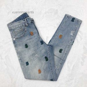 Jeans oversize Burb pantaloni tb ricamato uomini 1il0