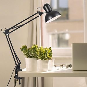 Lampy stołowe lampa domowa z zaciskiem elastyczne biurko LED nogi huśtawka ręka ramię