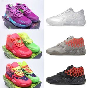 Toppkvalitet Casual Shoes Designer Lamelo Basketball Men Ball MB 01 Rick Morty Grade Runner Sport Sneakers Low Running