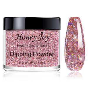 Glitter per unghie 28gBox Holographic Iridescent Red Wine Silver Golden Pink Green Sky Blue Rose Shine Glitter Hexagon Sequin Paillette Dip Powder 230729