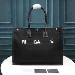 Сумка для пляжей для женщин Y Письмо дизайнерские сумки для покупок с ручкой моды Canvas Bags Ladies Madbags Black Sadg Sagn