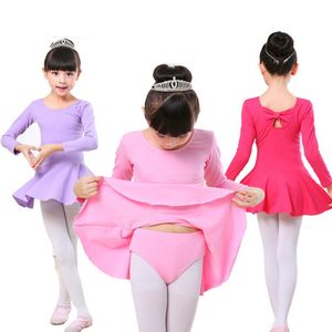 Nuovi Bambini Stage Wear Ragazze Lode Abito Manica lunga Pieghettato Altalena Lunga Chiesa Liturgica Abbigliamento da ballo Abbigliamento Bambini Ragazze Balletto Dres256h