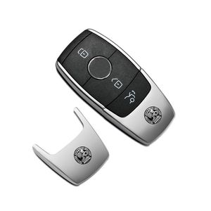 Silver Car Key Cover Metal Auto Shell Case For AMG Mercedes W213 W212 W211 W210 W202 W203 W204 W205 W206 W207 C180 C200 E300236Q