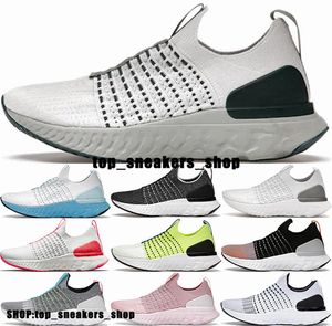 Sneakers React Phantom Run Fly Knit 2 Designer Mens Shoes Size 12 Slip On Us 12 Casual Zapatos Us12 Women Running Trainers Eur 46 White Black Schuhe Pure Platinum