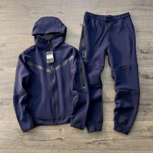 Tech Fleece Hoodies Color Sportswear Full Zip Hose Trainingsanzug Set Techs Fleeces Techfleeces Sporthosen Herren Designer Jacken Space Cotton 19