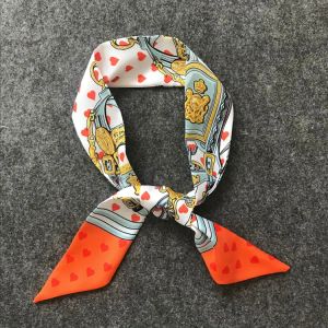 2023 New Fashion Blogger Designer Jewelry High End Mermaid Love Bag Handle Scarf Small Ribbon Bandanas Durag Wholesale