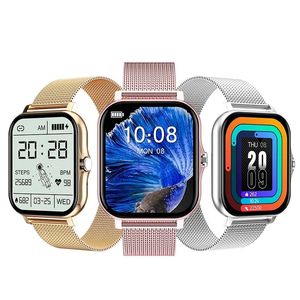 Smart Watches SmartClock Smartwatch Pełny dotyk Sport Fitness Tracker Bluetooth Call Women for Android Pilot Control