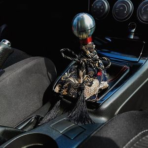 CAR Universal Accessories Wzór Styl Płótno Katana SHIFT Dźwignia pokrywka Kurpa Pokrowa Racing Samuraj SHIP SHIFT Knob