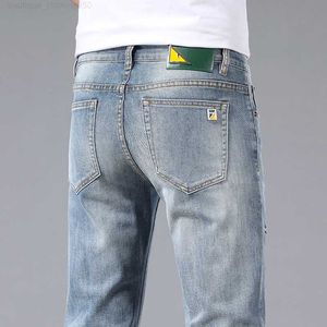 Designer Mens Jeans Edition Blue Small Foot Elastic Slim Fit High End Brand Monster Pants
