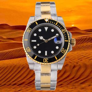 MENS Titta på AAA Luxury Designer Submarine Watches 41mm Black Dial Automatic Ceramic Fashion rostfritt stål Vattentäta lysande safirglas Dhgate -klockor