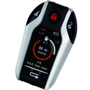 Alarm Security 12v Universal Car Motorcykel Anti-stöld Fjärrkontrollhornet som hedrar Siren Automatisk låsning Blinkande ljus Remind226U