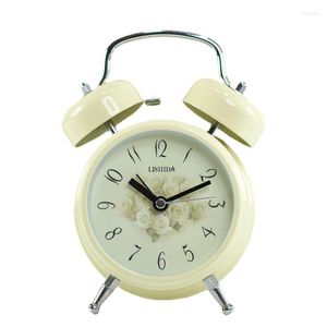 Настольные часы колокол будильник часы сплошной металлический стой