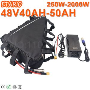 48V Pil Paketi 48V 1000W 1500W 2000W Ebike Pil 48V 18AH 20AH 25AH 30AH 35AH 40AH Elektrikli Bisiklet Üçgen Lityum Pil.