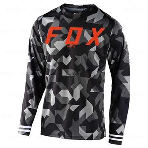 YVQV Erkek Tişörtleri Tişörtler 2023 Yeni Stil Sufix Foxxx Mtb Forma Formaları Motokros Nefes Alabilir Dağ Bisiklet
