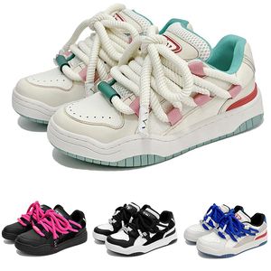 Sapatos casuais de padaria multicoloridos estilo casal para homem mulher preto rosa azul branco casuais tênis esportivos ao ar livre 36-44