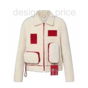 Herrjackor Designer Autum Winter Runway High-End Jacket Fashion Design American Sports Neutral Loose Grain Cashmere Wool Coat L06Z