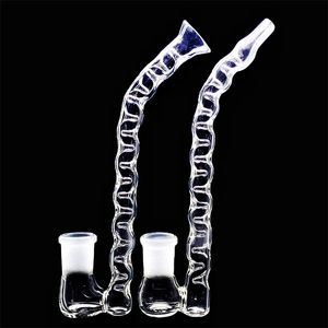 Heady glass bongs Hookah/16mm diameter tube 18mm female joint glass hookah nozzle with thorns J-hook water gun barrel OGB type