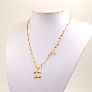 necklaces designer CLetter Diamond checkered necklace gold Pendant 316L Titanium Steel jewelry for men designer jewelry gold chain