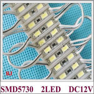 26mm 07mm 2 led SMD 5730 LED module light lamp LED back light for mini sign and letters DC12V 2led IP65304a