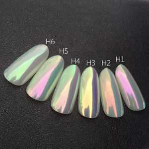 Nail Glitter 02g Aurora Neon Pigment Powder Shining Effect Chameleon Powder Neon Unicorn Chrome Nail Rainbow Dust Nail Art Manicure 230729