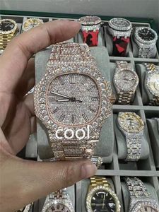 luxury mens watch for men designer movement watches high quality diamond moissanite watch montre iced out watch automatic men's montre luxe mens luxurys watches i53