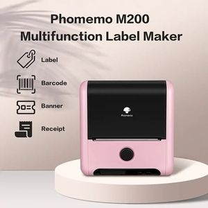 M200 Etikettendrucker: Tragbarer Computer-Thermo-Etikettendrucker mit Klebeband für Android, IOS, Windows, MAC OS – perfekt für Versand, Etikettierung, QR-Code, Preisschilder