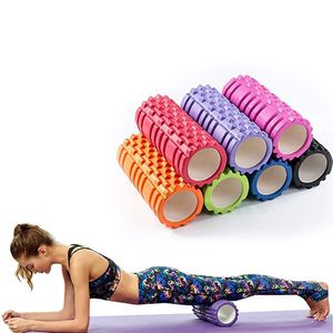 Yoga Column Gym Fitness Foam Roller Pilates Yoga Exercise Back Muscle Massage Roller Soft Yoga Block Muscle Roller Stick