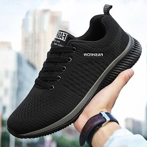 GAI Dress Men Sport Lightweight Running Sneakers Walking Casual Breathable Shoes Non-slip Comfortable Black Big Size 35-47 Hombre 230729 GAI