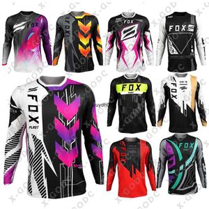 Blal Men's T-skjortor T-shirts 2023 New Style Motocross Jerseys Mountain Bike Racing Mtb Offroad DH Motorcykel Downhill Sportwear Clothing Foxxx Plast Spexcel