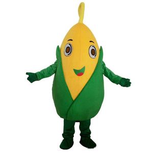 2018 Högkvalitativ frukt och grönsaker Corn Mascot Costume Rollspel Spela tecknad kläder Vuxenstorlek Högkvalitativ kläder SH269m